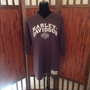 Harley-Davidson Gray Tee Size Large